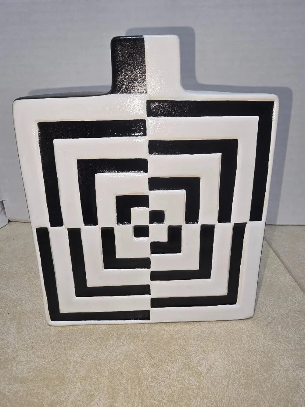 One of a Kind Jonathan Adler Designed Hand Painted Decorative Ceramic/Porcelain
